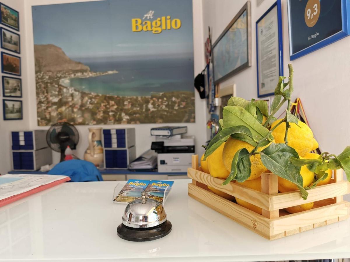 Hotel Al Baglio Mondello Exterior foto
